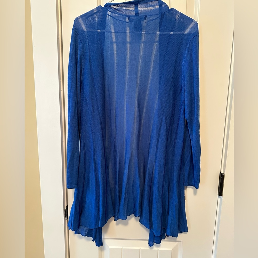 Gorgeous Grace Elements Periwinkle Wrap/Cardigan - image 5
